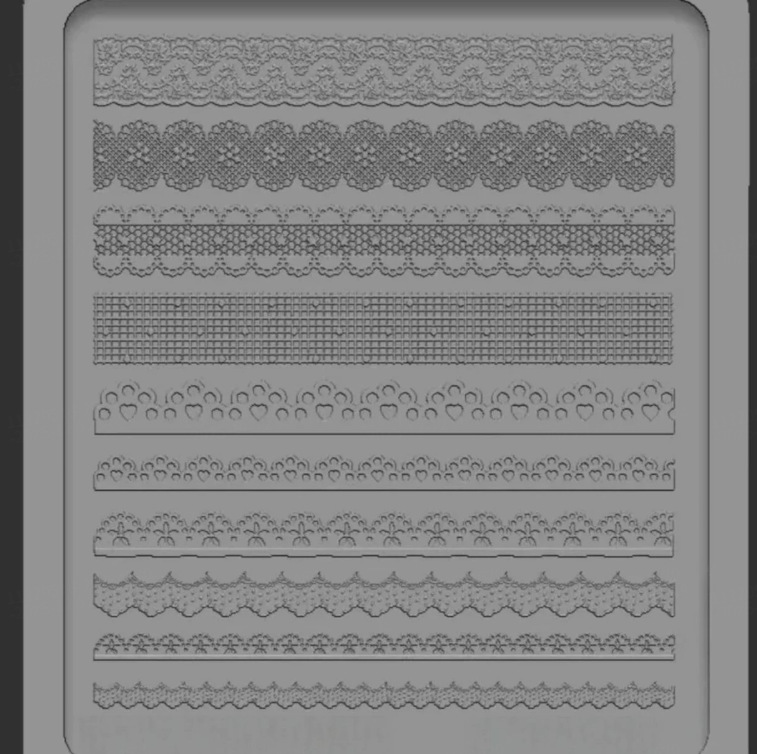 Molde de manicura amor arco en relieve flor ornamentos molde abrasivo alta permeabilidad estereoscópica DIY decoración molde de silicona