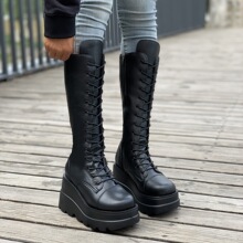 A 32258 Chunky Heel Cowboy Boots ��׶�ѥ ŷ���羳����ѷ��