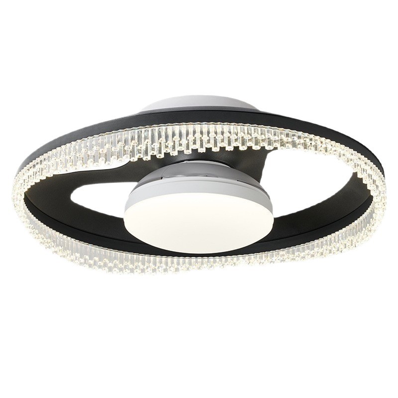 Lámpara de ventilador sin hojas anti-soplado directo Lámpara de techo del dormitorio principal 2025 nueva habitación para niños comedor ventilador de techo invisible ventilador eléctrico