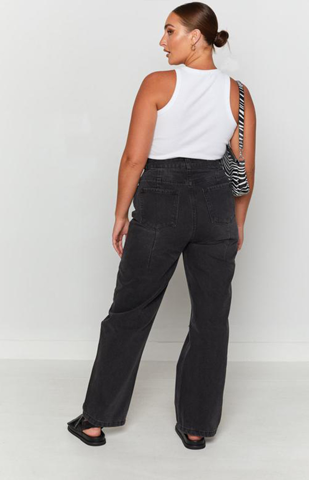 Loose Hole High Waist Straight Street Trendy Jeans - Pants - Uniqistic.com