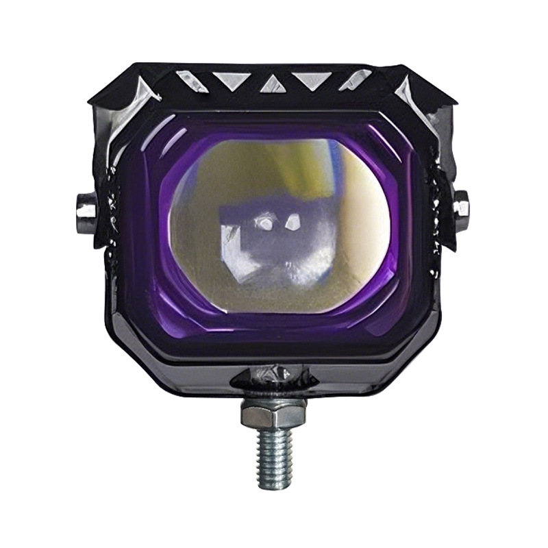 lámpara eléctrica super brillante led faro de motocicleta lente externa luz tangente luz fuerte noche paseo lejos y cerca faro