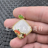 Pendant from Khotan district white jade, necklace