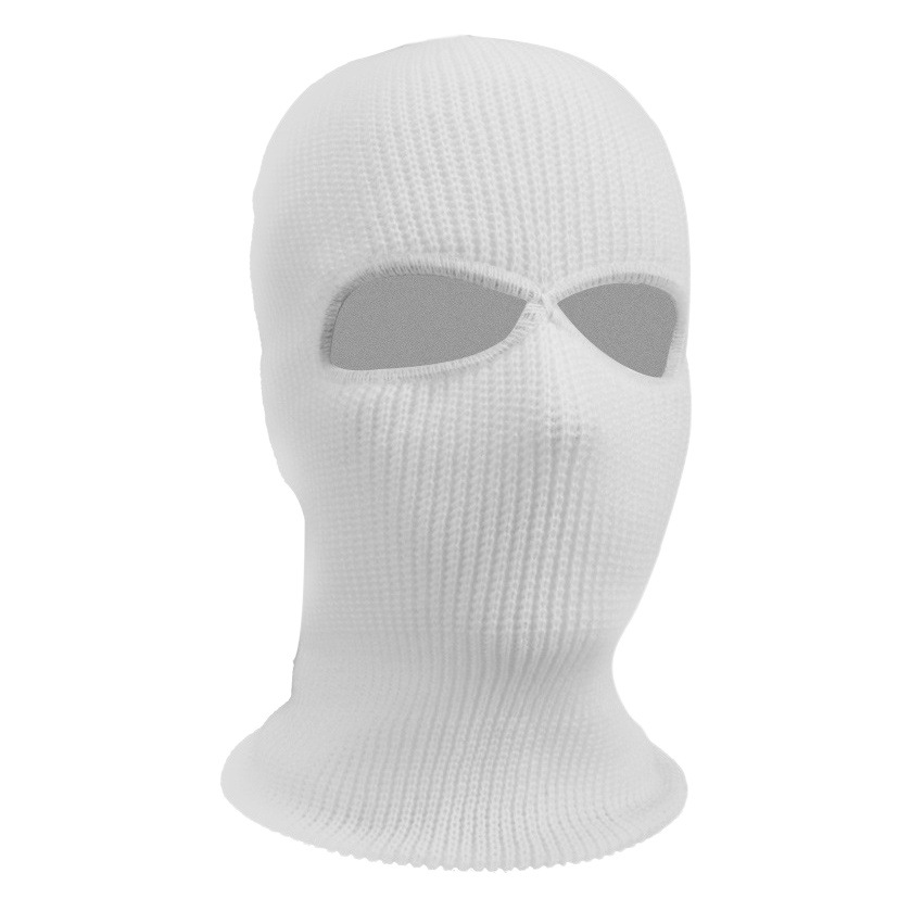 Winter Children's Warm Headgear Ski Cold-proof Riding Mask Children's Three-hole Wool Knitted Hat Sports Face Cover