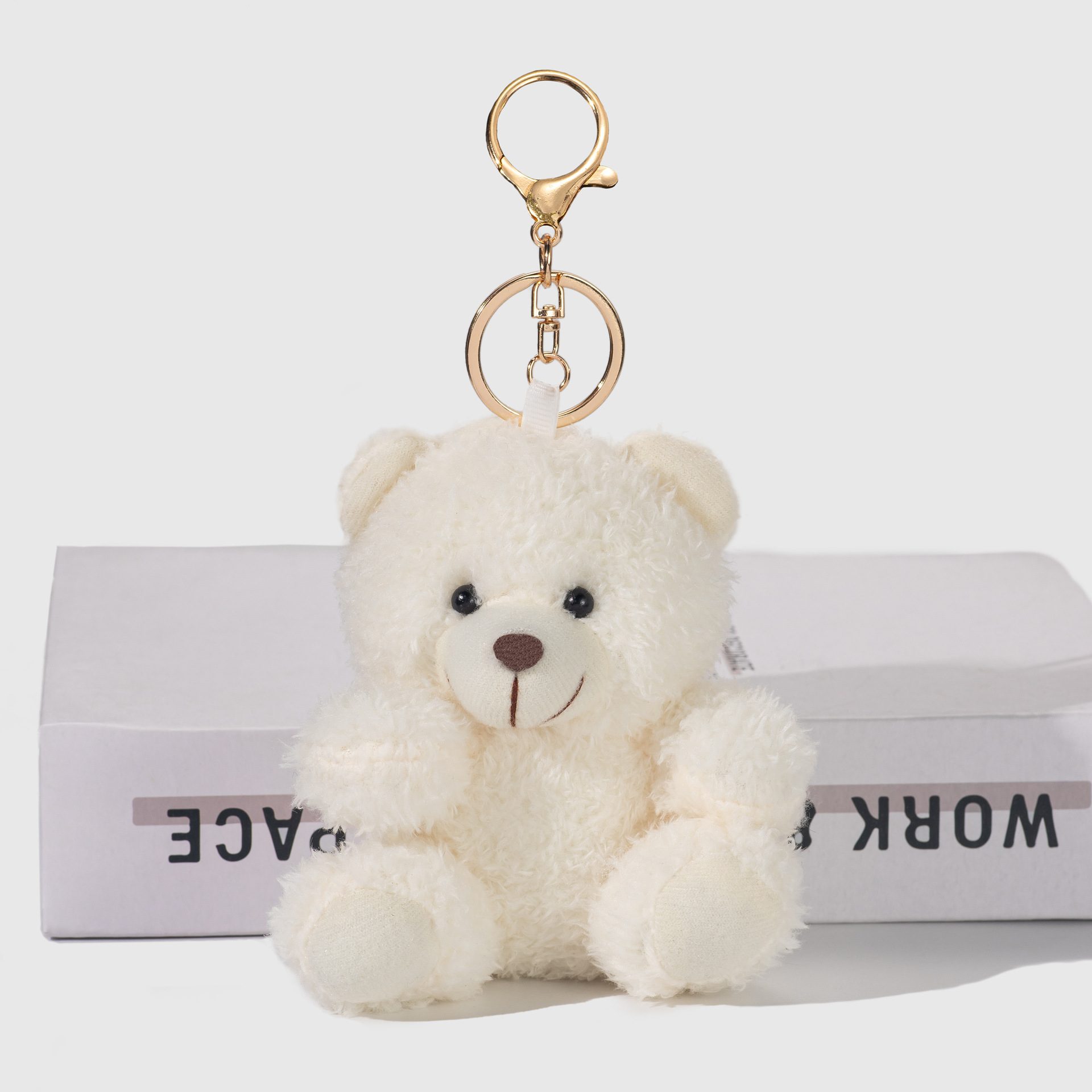 Cartoon peluche Teddy Bear bolso colgante llavero creativo accesorios de muñeca bolso colgante bolso