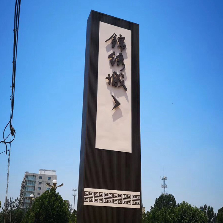 房产小区标识牌户外房地产导视牌立牌导向牌停车牌指示牌广告牌