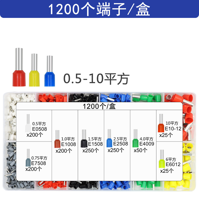 Juego de alicates de prensado de terminales tubulares/de aguja HSC8 6-4A/6-6 mini alicates europeos tipo E alicates de trinquete para terminales
