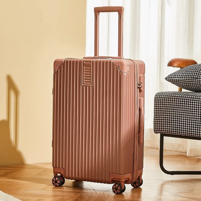 Maleta de mujer red retro 20 pulgadas pequeña caja de viaje 24 pulgadas maleta de estudiantes ruedas silenciosas