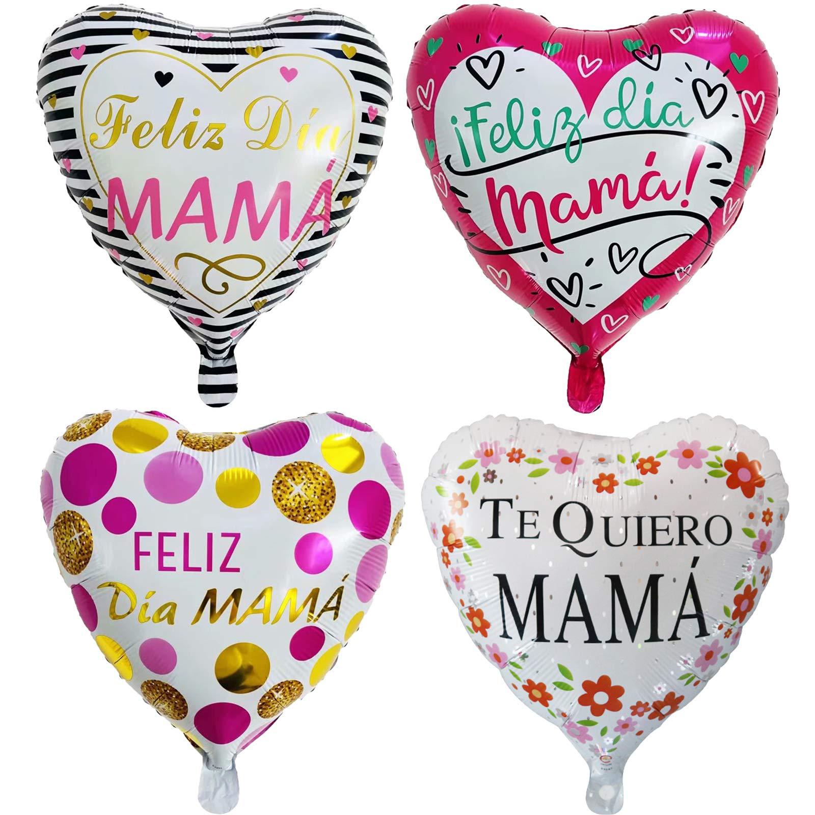 18 -inch Western Mother's Day Happy Heart -shaped Aluminum Film…