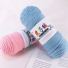 Upgrade Version Feathery Soft Five-Ply Milk Cotton Wool Yarn Crochet Thread Doll Scarf and Cushion, 80 Color Options Available