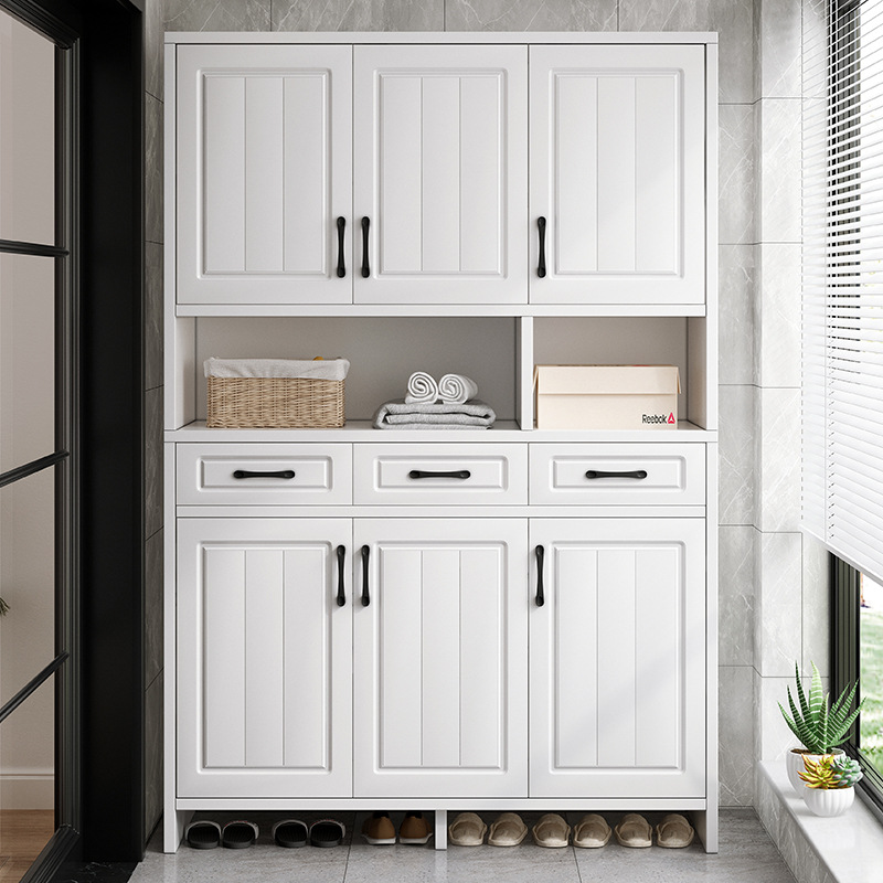 阳台柜子储物柜防水收纳大容量杂物柜卧室靠墙飘窗置物柜衣柜