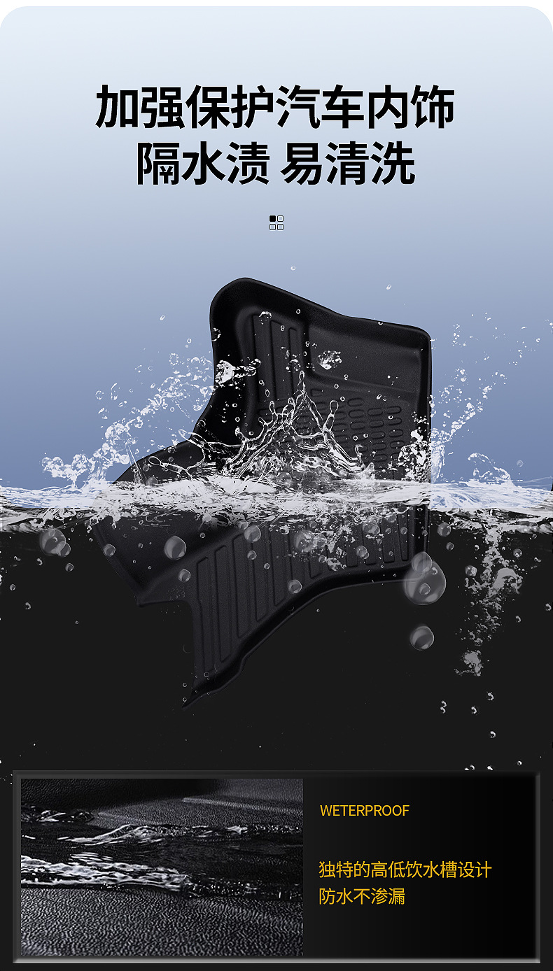 Suitable for Changan Ruixing M60 M80 Em60 Em80 Floor Mats Fully Surrounded by Special Tpe Car Floor Mats for Decoration