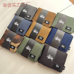 Qh 新しいファッショントレンド ストゥー財布 ショートウォレット チェック柄財布 小銭入れ