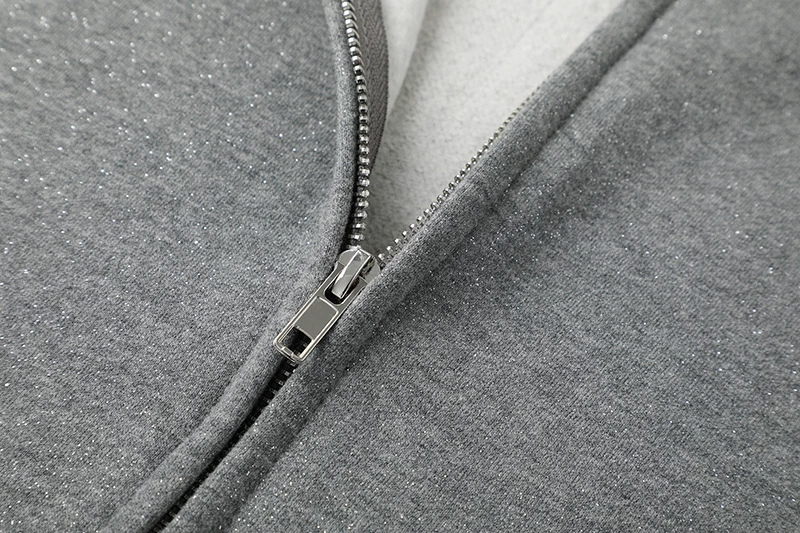 Set, jacket, hoody with zipper, (Physicals), oversize