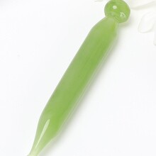 玉色刮痧拔筋棒按摩板点穴套装家用拔筋棒美容棒面部牛角全身玉色