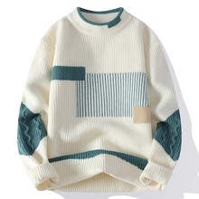 外贸款跨境代发速卖通新品【新款】秋冬新款休闲毛衣男长袖针织衫