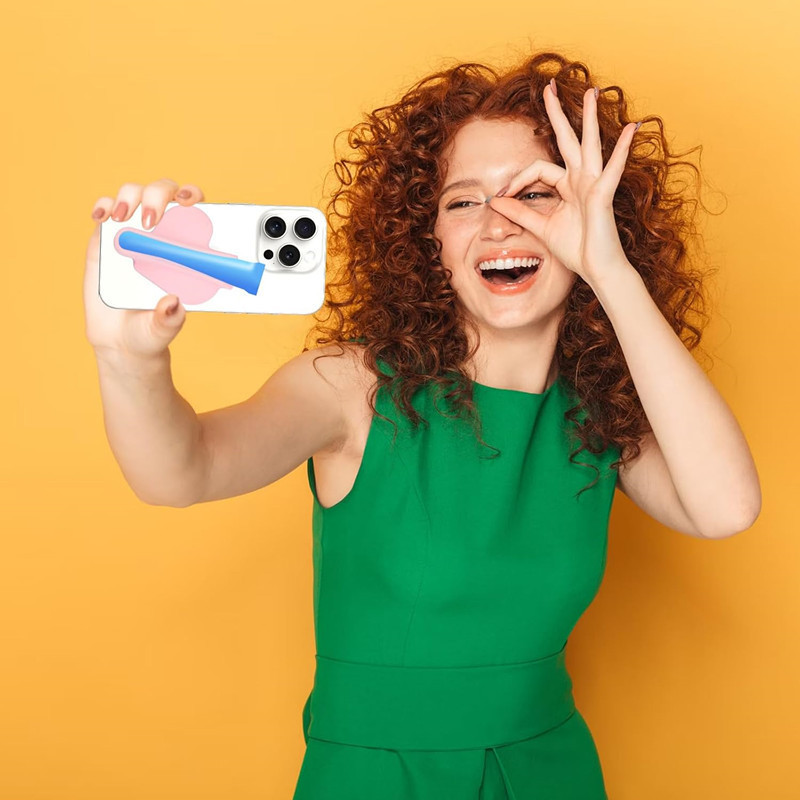 Estuche de silicona para lápiz labial con diseño de amor transfronterizo, soporte para lápiz labial con pegamento 3M, estuche para teléfono móvil, soporte portátil para brillo labial, venta al por mayor.