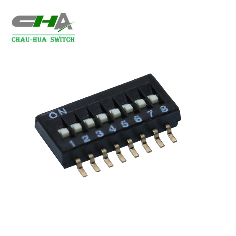 昭华供应拨码开关SHP系列 脚间距1.27mm迷你型伺服电机驱动器开关