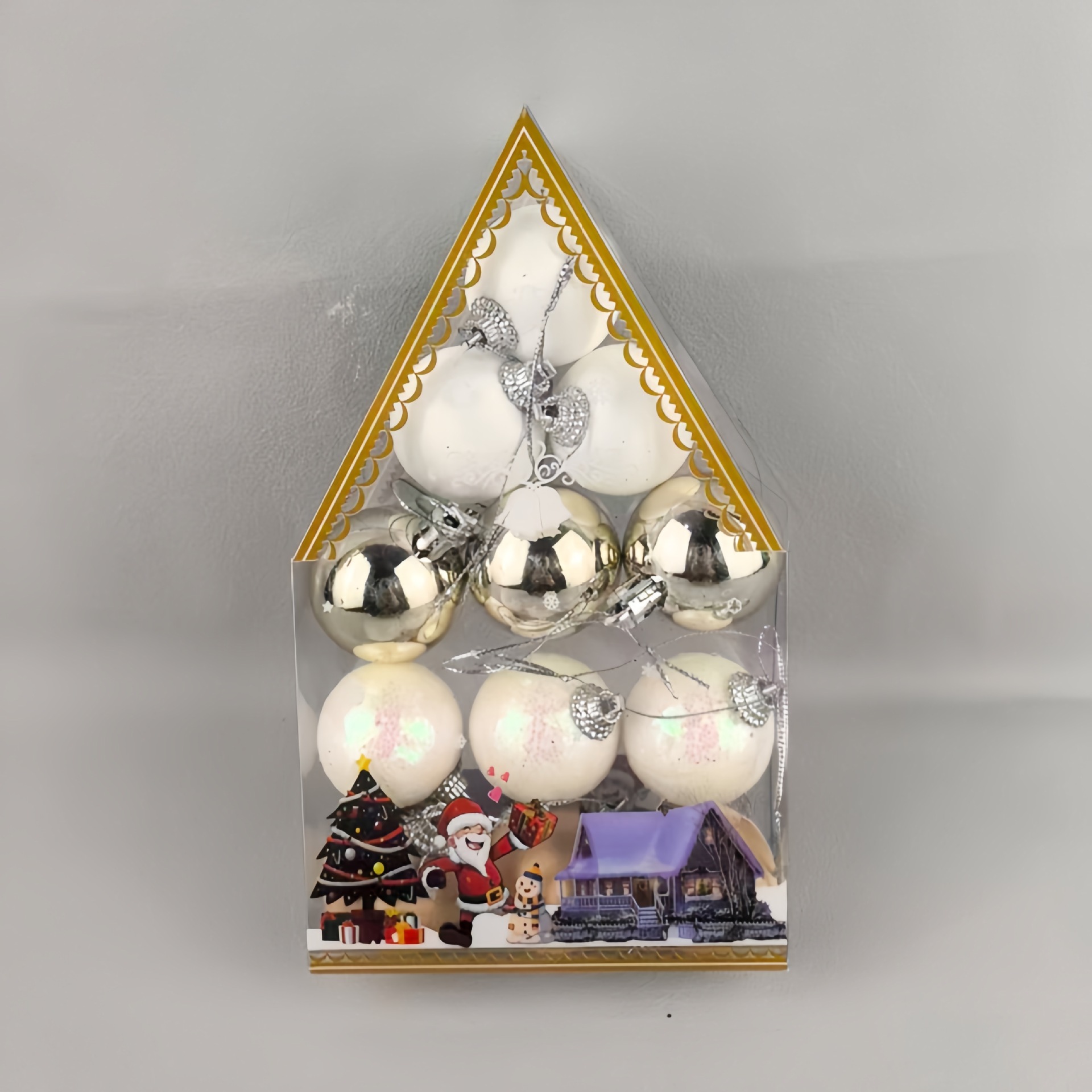 Nuevos adornos de Navidad transfronterizos colgantes de Navidad Bolas de Navidad Set Bolas de Navidad Colgantes de árbol de Navidad Caja de regalo Bolas de Navidad G