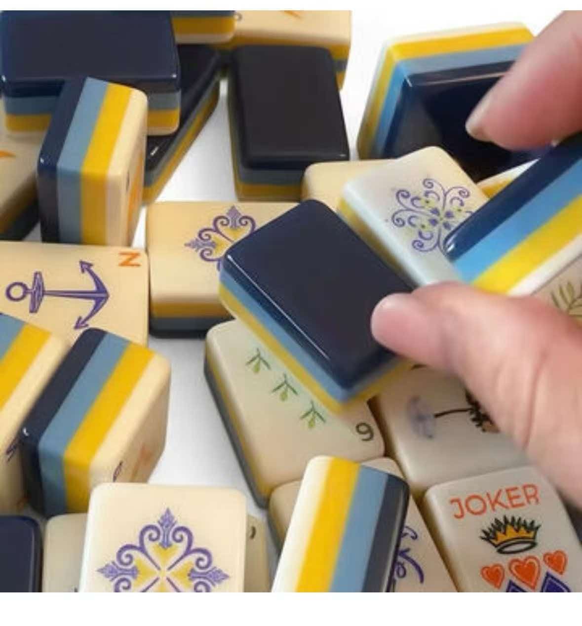 Wholesale American Mahjong Four-Layer Acrylic Mahjong Tiles Hand-Crafted Mahjong Exclusively for the North American Market