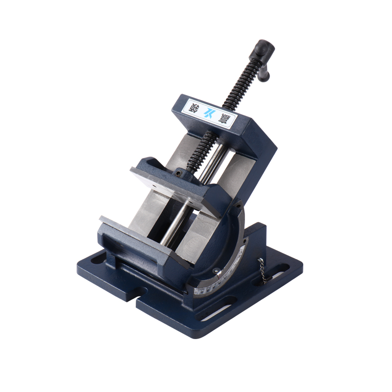 赢领可倾导杆式角度平口钳0-90度倾斜钻床台虎钳3寸4寸台钻夹具