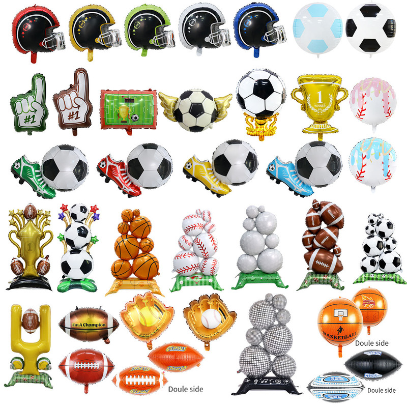 Amazon Cross-Border Wholesale Rugby Oversized Aluminum Foil Balloons Birthday Party Game-Themed Party Decorations Amazon Cross-Border Wholesale Rugby Oversized Aluminum Foil Balloons Birthday Party Game-Themed Party Decorations