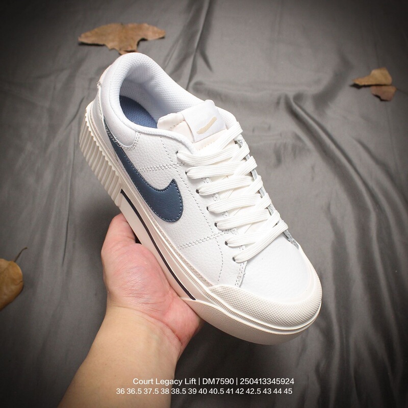 Putian Court Legacy Low-top Platform Board Shoes Couple Campus Classic All-match Casual Sports White Shoes