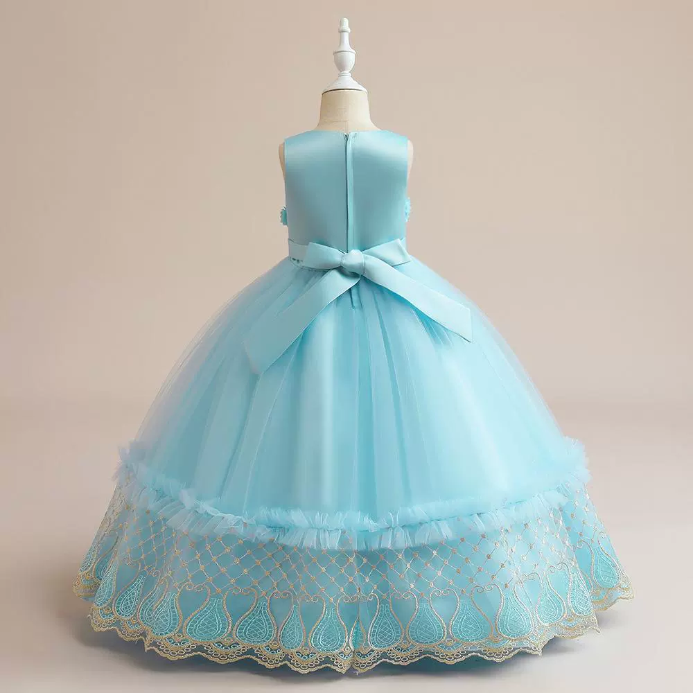 Children's wedding dress, school evening dress, skirt, piano performance costume, new collection, tutu skirt