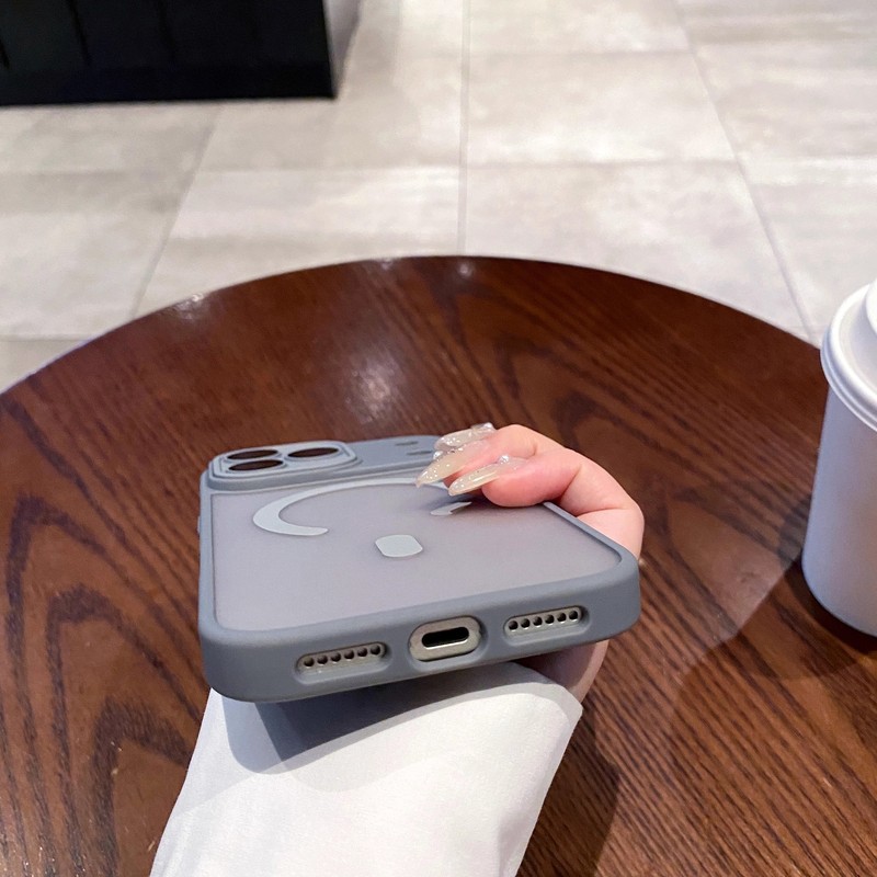 适用iPhone17手机壳全包镜头膜苹果17肤感磨砂磁吸雅盾防摔保护套|undefined