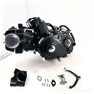 ATV Go-Kart üçün 110CC 125CC mühərrik, 3+1 ötürücü, qara alüminium silindr