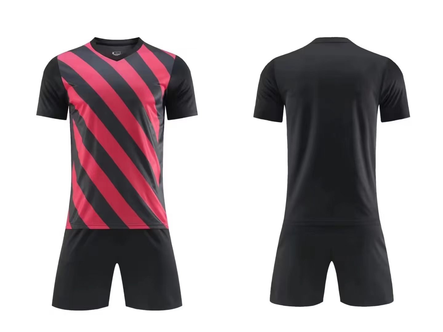 2223 Nová sezóna klubový fotbalový set Hladký talíř pro dospělé, dětský dres s krátkým rukávem soutěžní tým_voghion.com