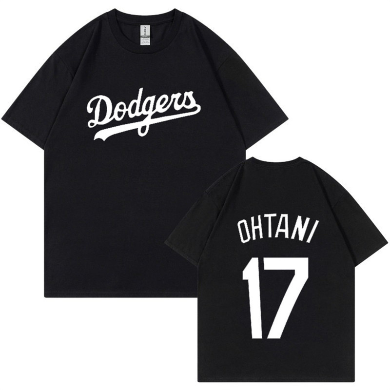 Cross-border New Men's and Women's Round Neck ShorT-sleeved T-shirTs Dodgers Los Angeles Dodgers Large Size YouTh Pure CoTTon Tops