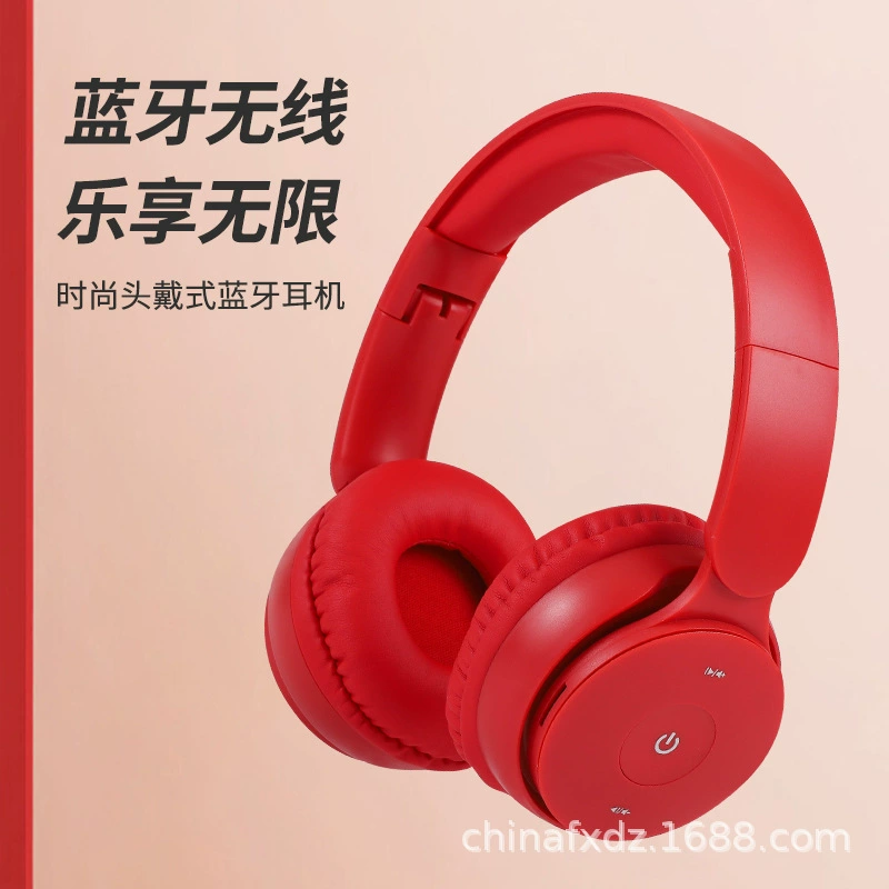 Популярные наушники с беспроводным Bluetooth, гарнитура с микрофоном для киберспорта и музыки, длительное время работы, универсальная для мобильного, лёгкая роскошь