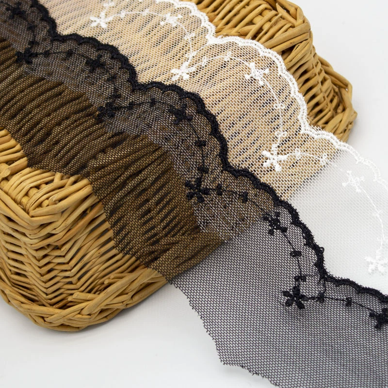 В наличии 5,5 см сетка вышивка Свадебные украшения кружева односторонняя Водорастворимая Вышивка Свадебные Аксессуары Одежда DIY