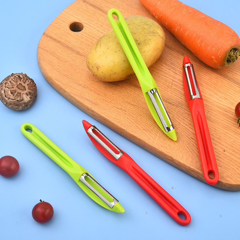 Cuchillo pelador de manzana artefacto pelador de frutas cuchillo pelador de acero inoxidable afilado pelador de herradura