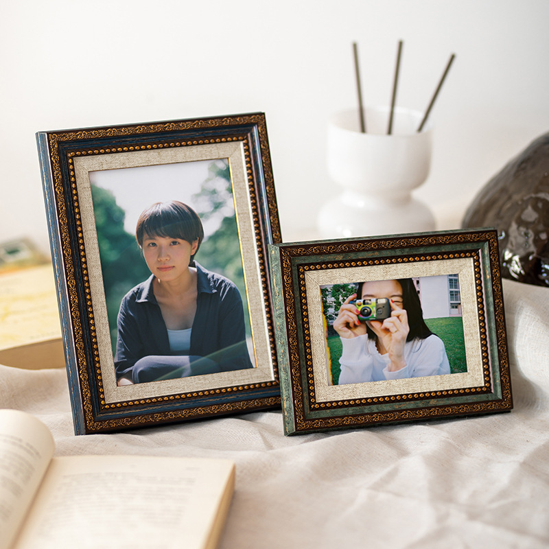 European Retro Photo Frame Table 567810inch Cardboard Photo Studio High-End Photo Decorative Picture Frame Wall Frame European Retro Photo Frame Table 567810inch Cardboard Photo Studio High-End Photo Decorative Picture Frame Wall Frame
