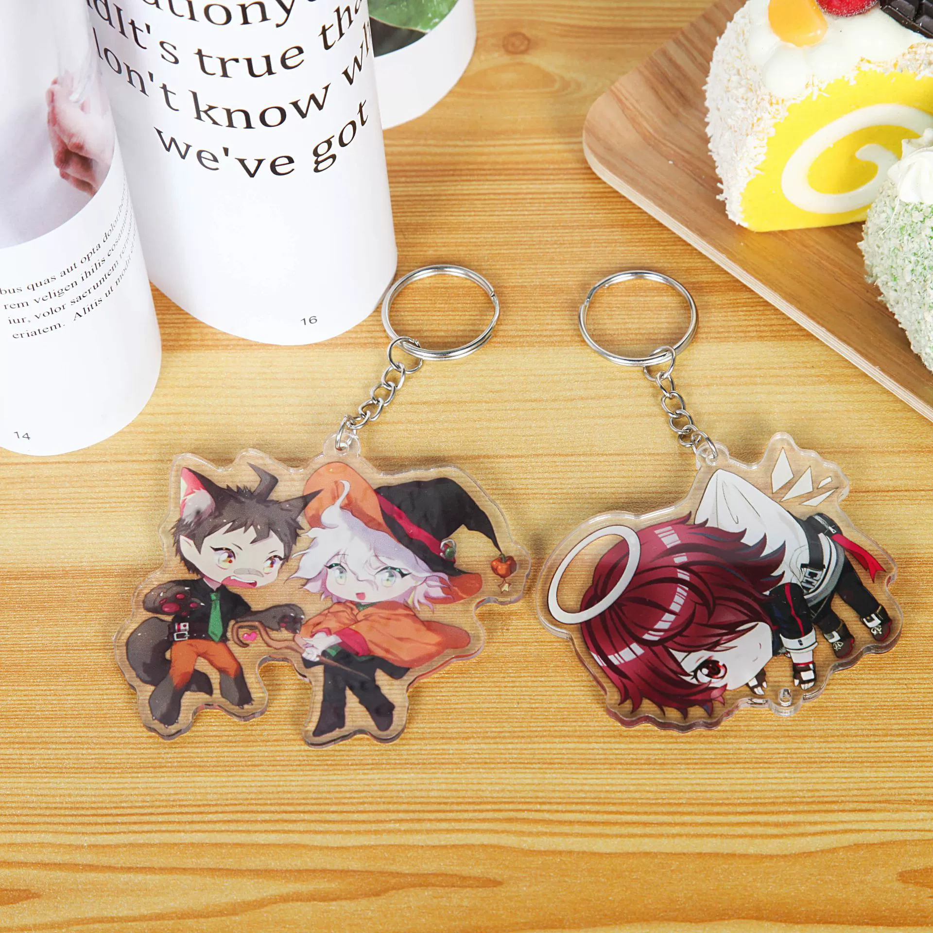 Производитель спот акриловой брелок оптовая реклама Аниме звезды периферийный брелок подвеска может быть напечатан с логотипом