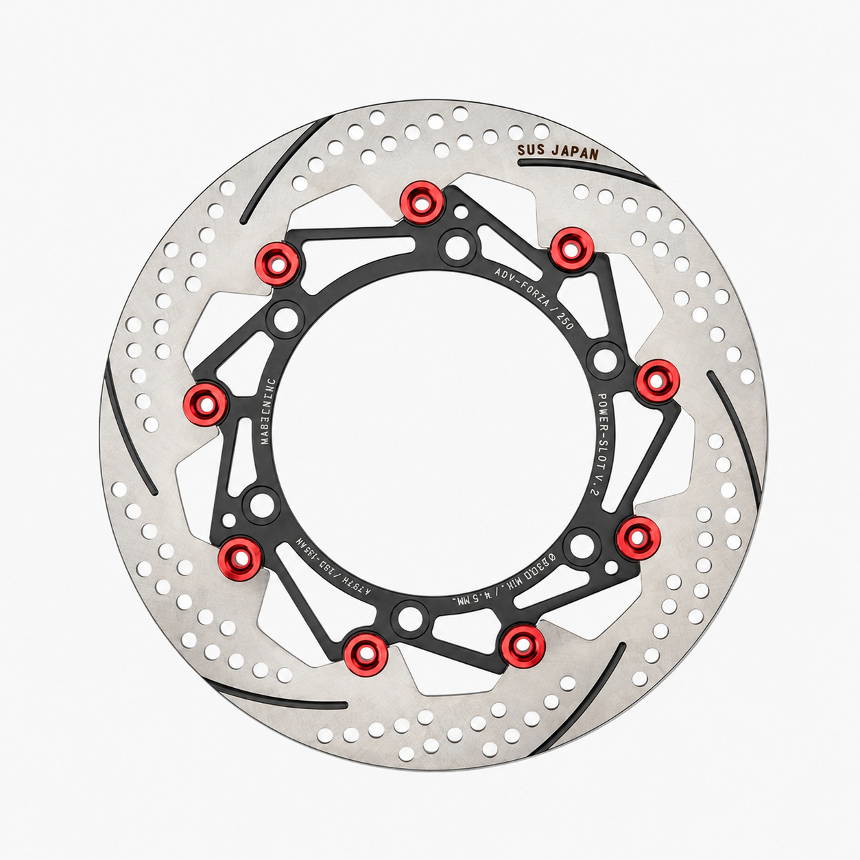 Suitable for Honda Forza350/Adv350 Motorcycle Accessories Front Wheel Modification 300mm Brake Disc Round Brake Disc