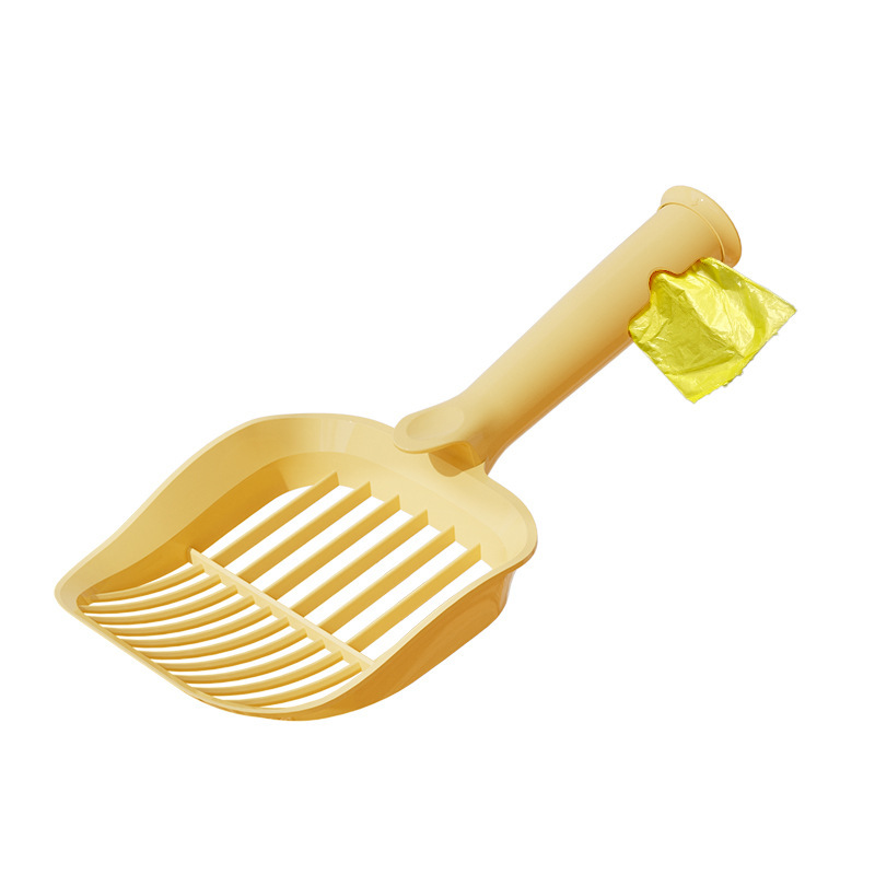 Pala de arena para gatos, caja de arena para gatos grande, arena de tofu, pala de bentonita, artefacto de arena para gatos, pala de estiércol de gato de mango largo, pala de arena para gatos con agujeros finos