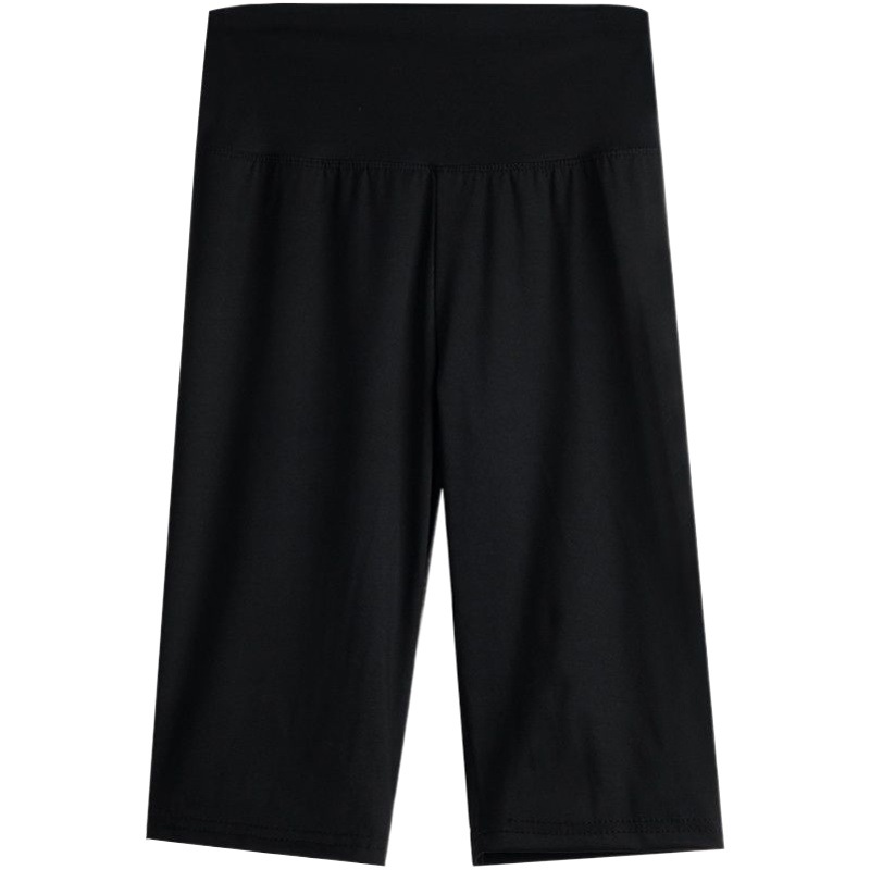 [Popular] verano Pantalones finos de tiburón pantalones de Ciclismo de cinco puntos pantalones cortos exteriores de las mujeres de cintura alta estiramiento yoga fitness Pantalones