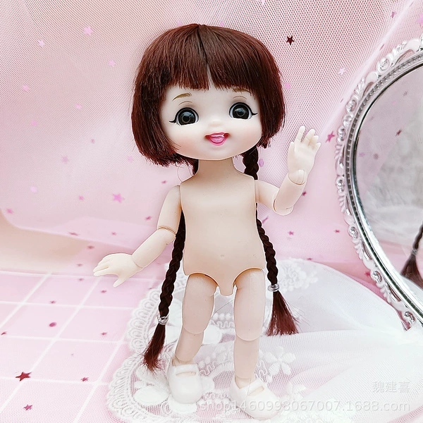 Dark brown small braid -laugh