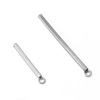 Earrings stainless steel, accessory, 12mm, wholesale