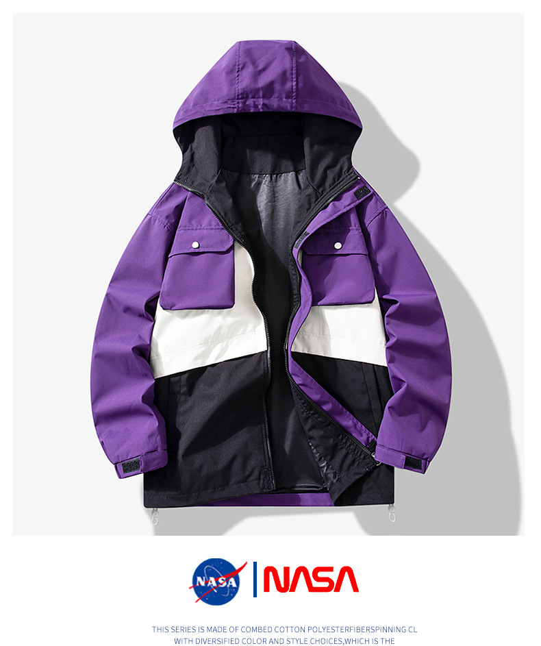 Men's Waterproof Windproof Outdoor Jacket For Mountain Camping_voghion.com