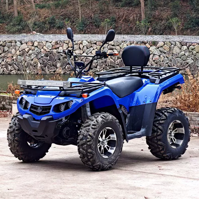 全地形电动四驱沙滩车成人四轮摩托电动车双人山地越野车雪地车