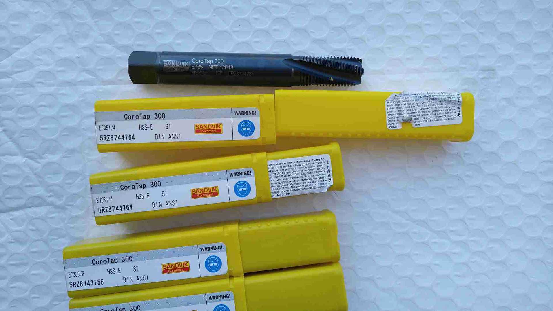 山特维克螺旋管螺纹丝锥E735NPT3/8