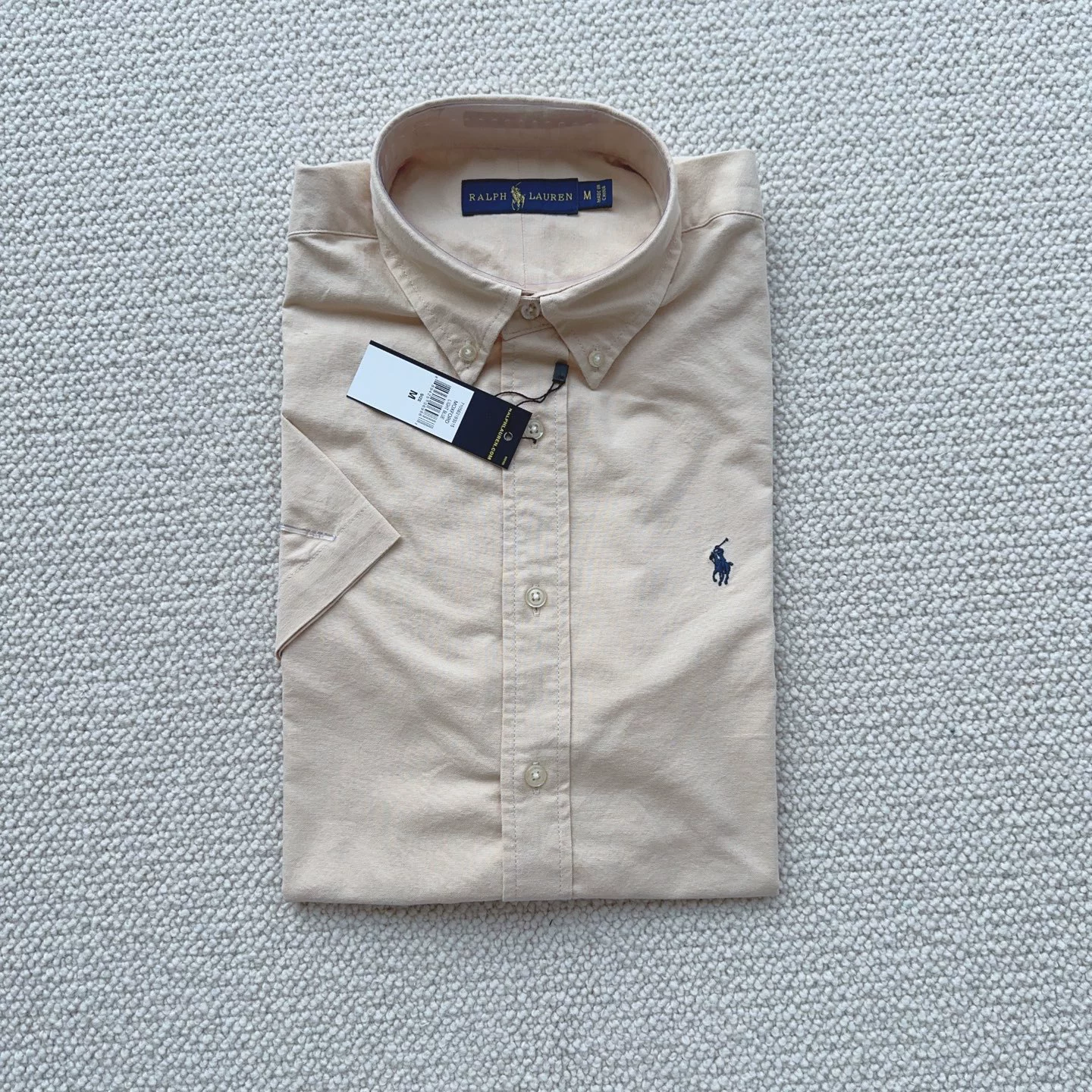 (Cross-border trading), quality summer solid shirt, high collar, with embroidery