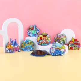 PVC软胶冰箱贴3D立体定制软磁性贴卡通动漫滴胶冰箱创意定制