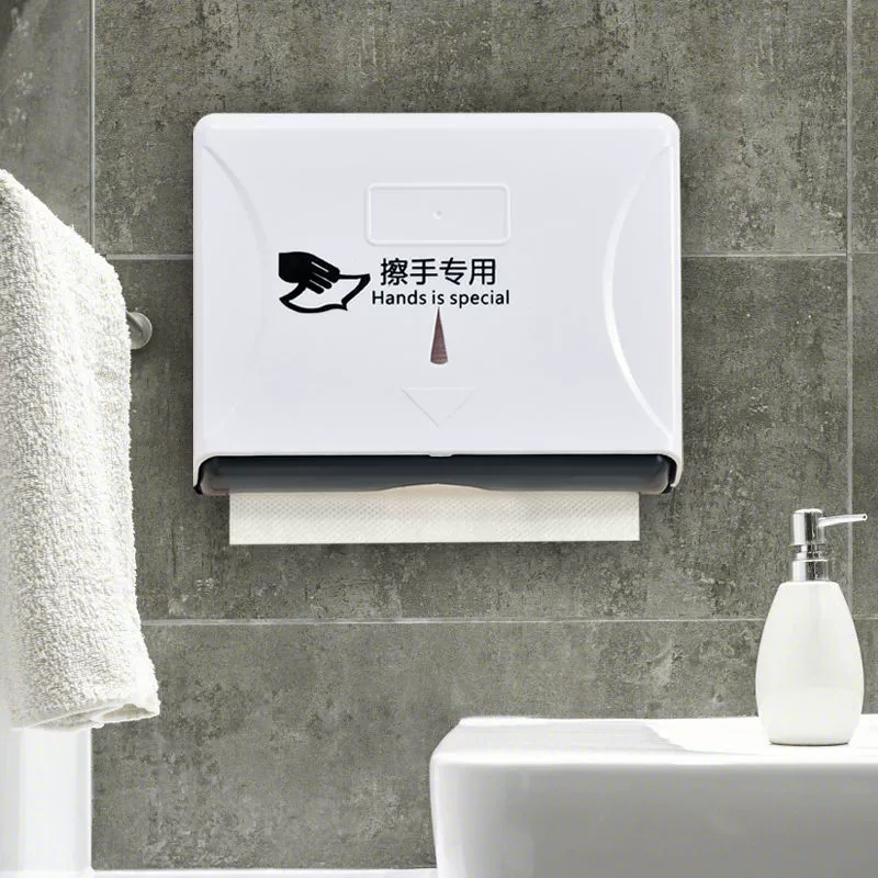 Настенный держатель для бумажных полотенец без перфорации, для ванной комнаты, туалета, мойки, коммерческого использования в ресторанах