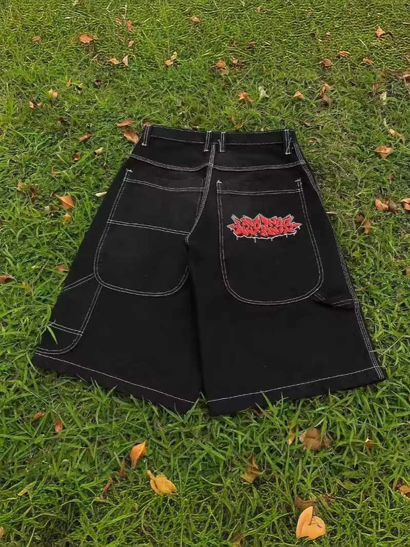 2024WEXWEAR Amazonas Europa y Estados Unidos Patinear bordado hip-hop jeans marca de moda