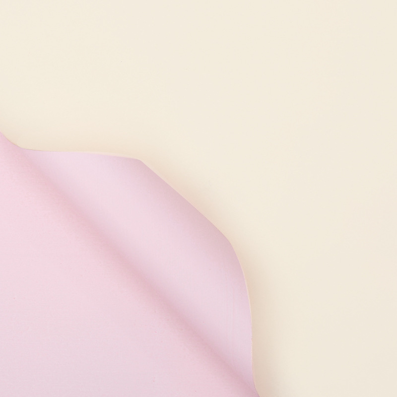 Papel de embalaje de flores al por mayor material de floristería ramo material de papel de embalaje material de embalaje papel de embalaje impermeable papel de doble cara bicolor Ouya