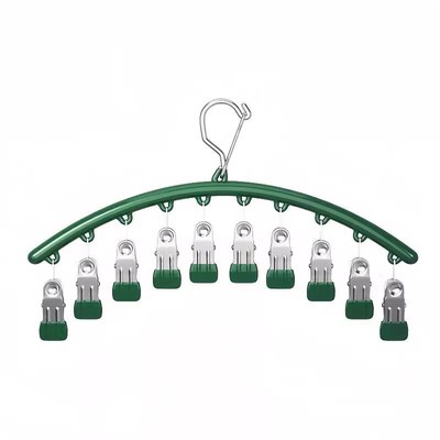 不锈钢袜子夹多夹子防风无痕家用晾内裤衣架10夹多功能晒袜子神器